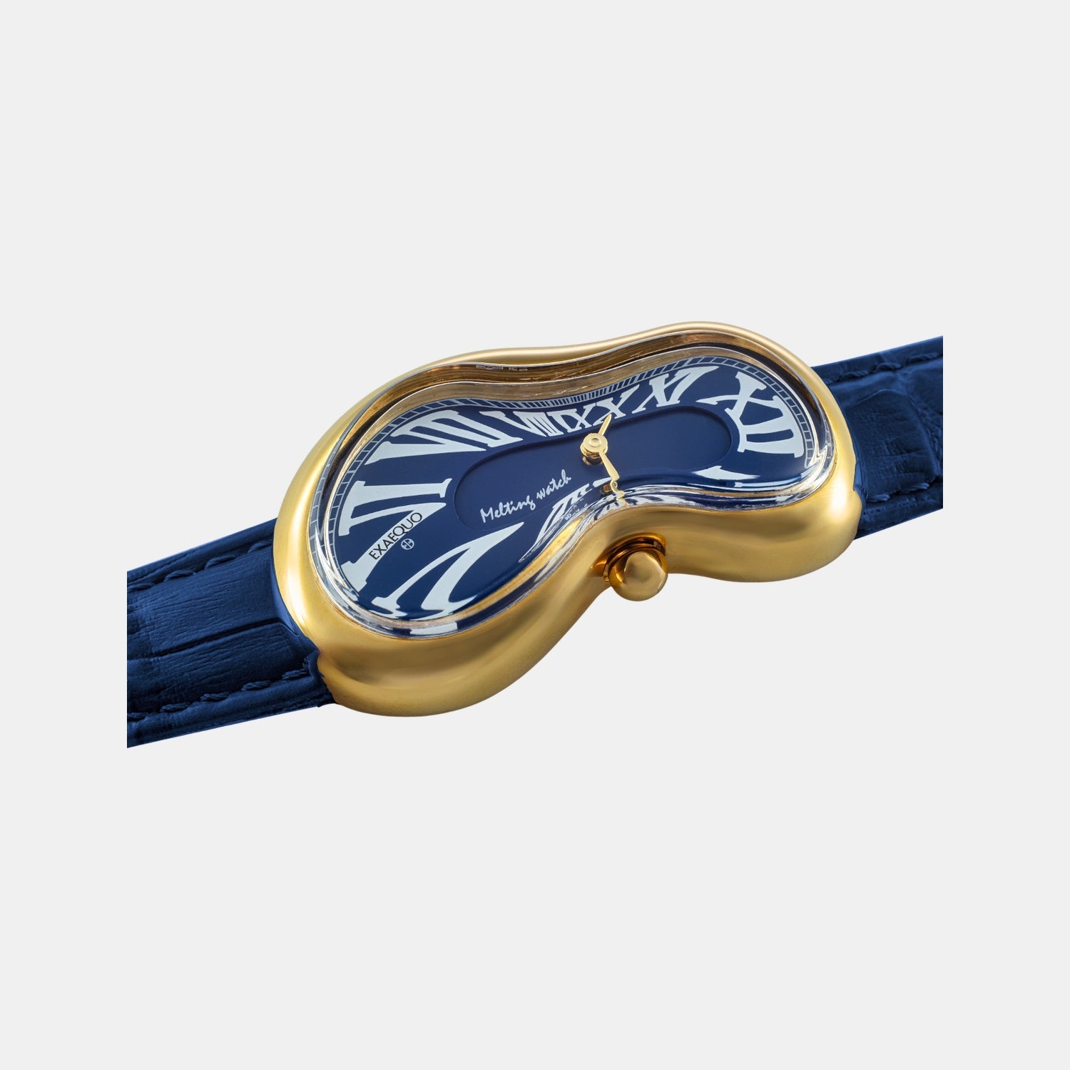 Exaequo Classic Unisex Quartz Blue Dial Analog Leather Watch EX0002.0004 - view 2