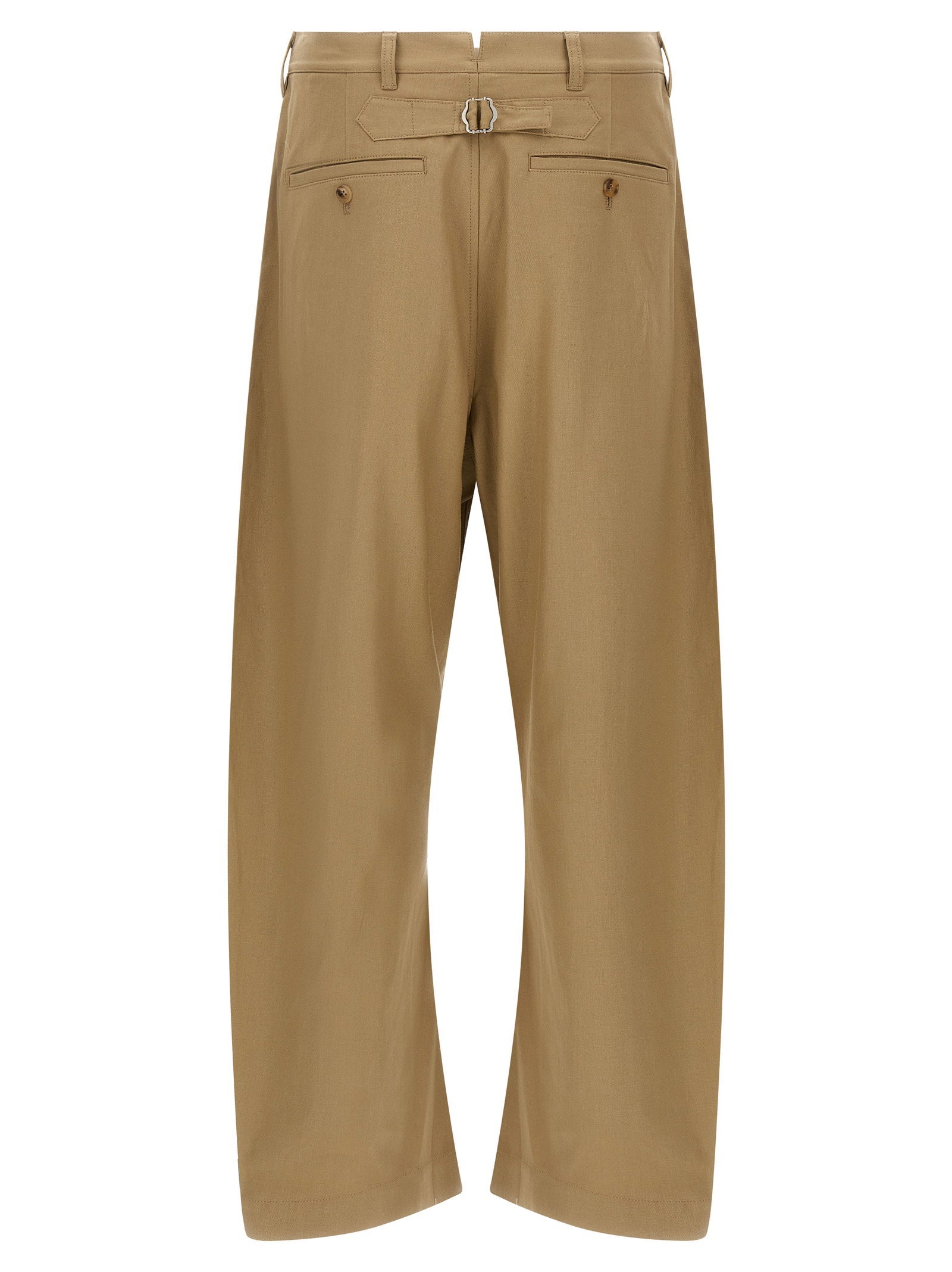 Comme Des Garҫons Homme Curved Leg Pants – 100% cotton - view 2