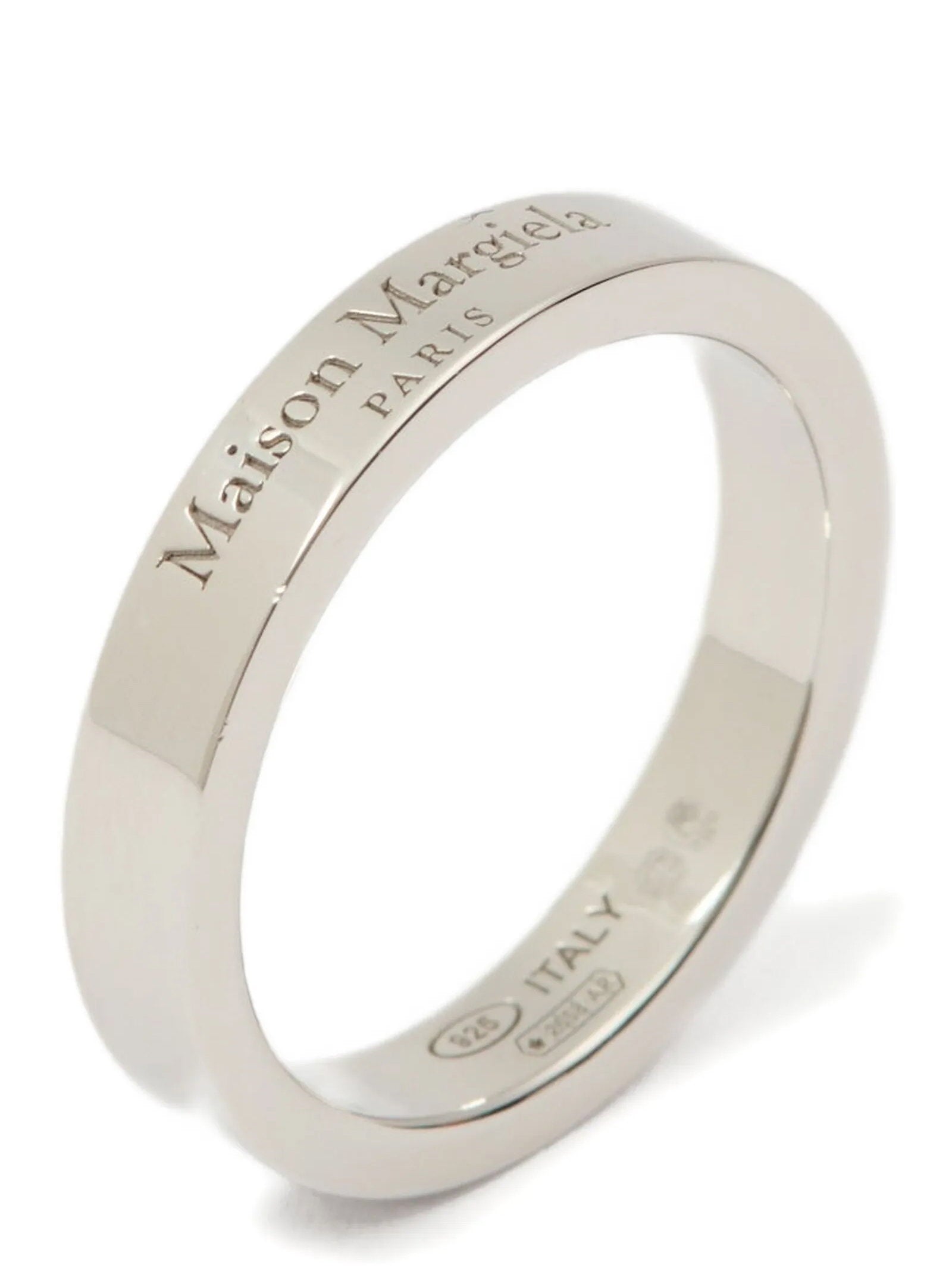 Maison Margiela Logo Ring – 100% silver - view 2