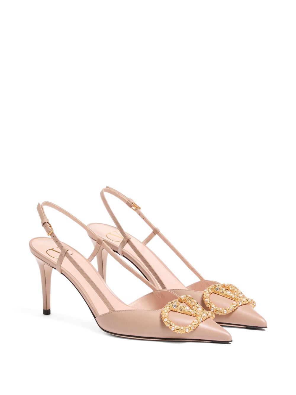 Valentino Garavani Vlogo Signature Slingback Décolleté In 80mm - view 4