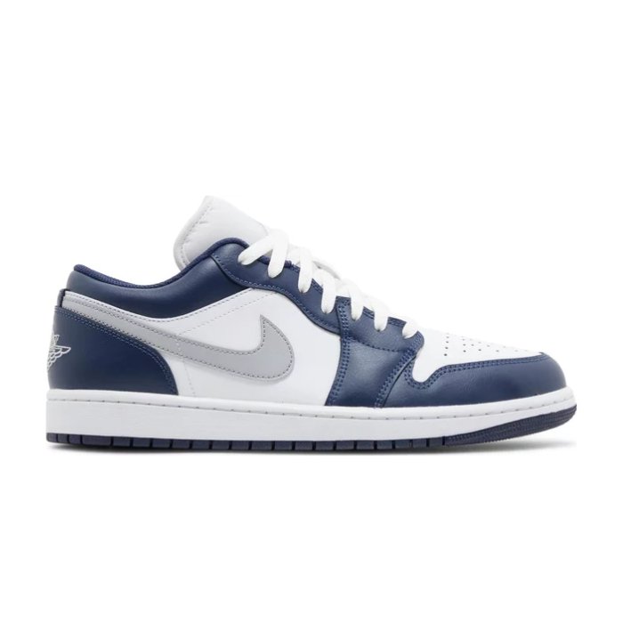 HYPE ELIXIR Jordan 1 Low Wolf Grey Midnight Navy