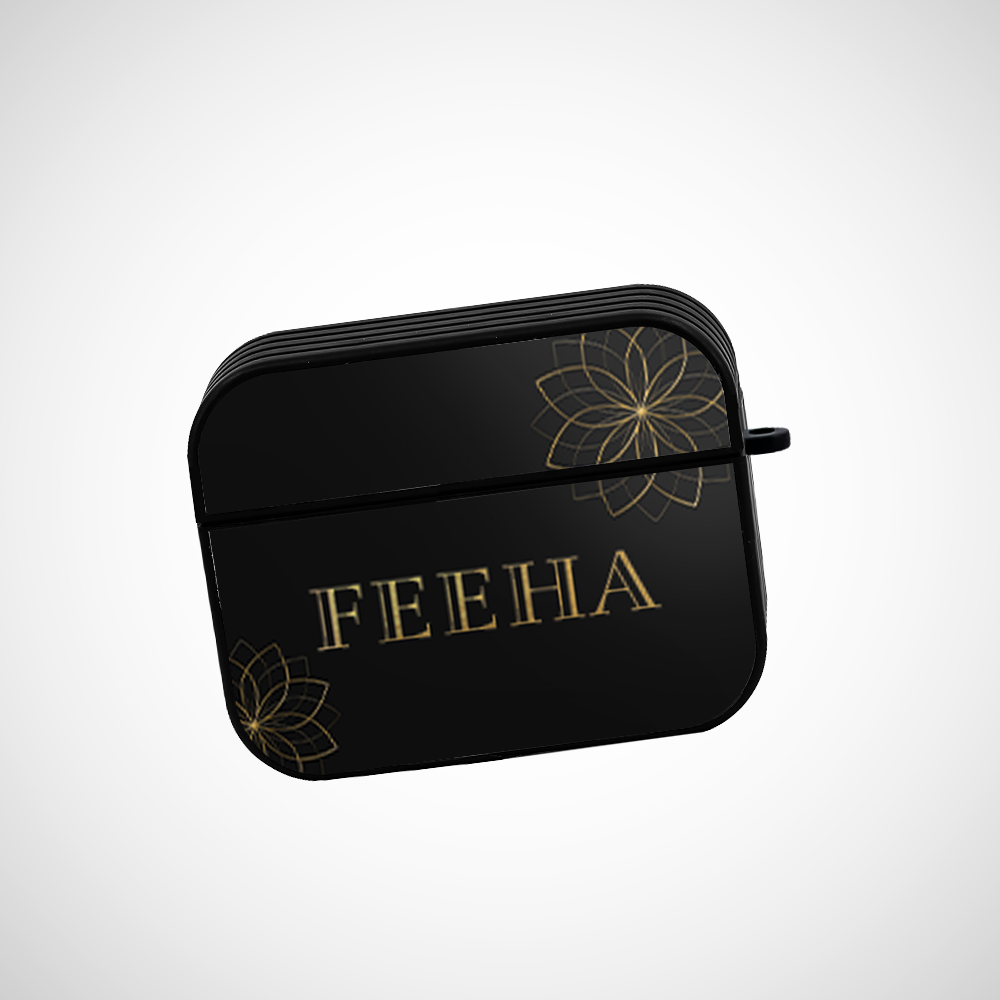 Cover It Up Floral glimmer Glass Airpods Pro Case Covers