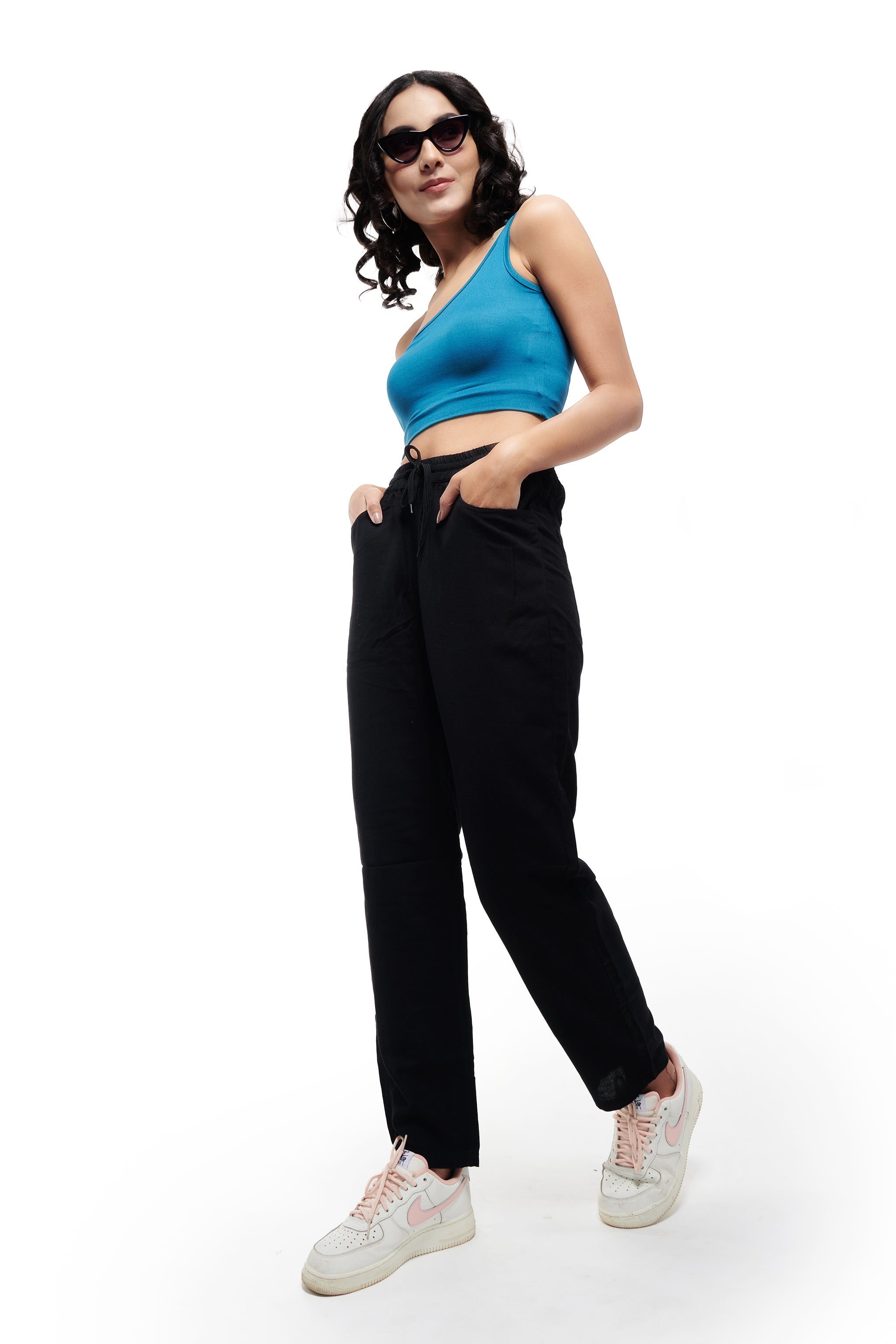 Normcore IZF Olive Linen Blend Women Pants - view 3
