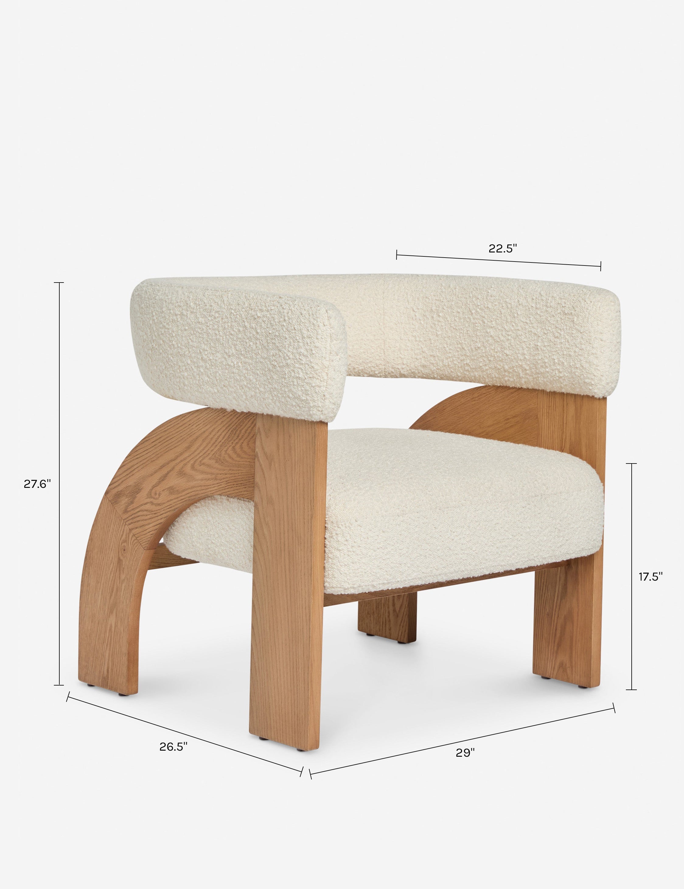 Lulu and Georgia Agacia Accent Chair by Aimee Song - view 12