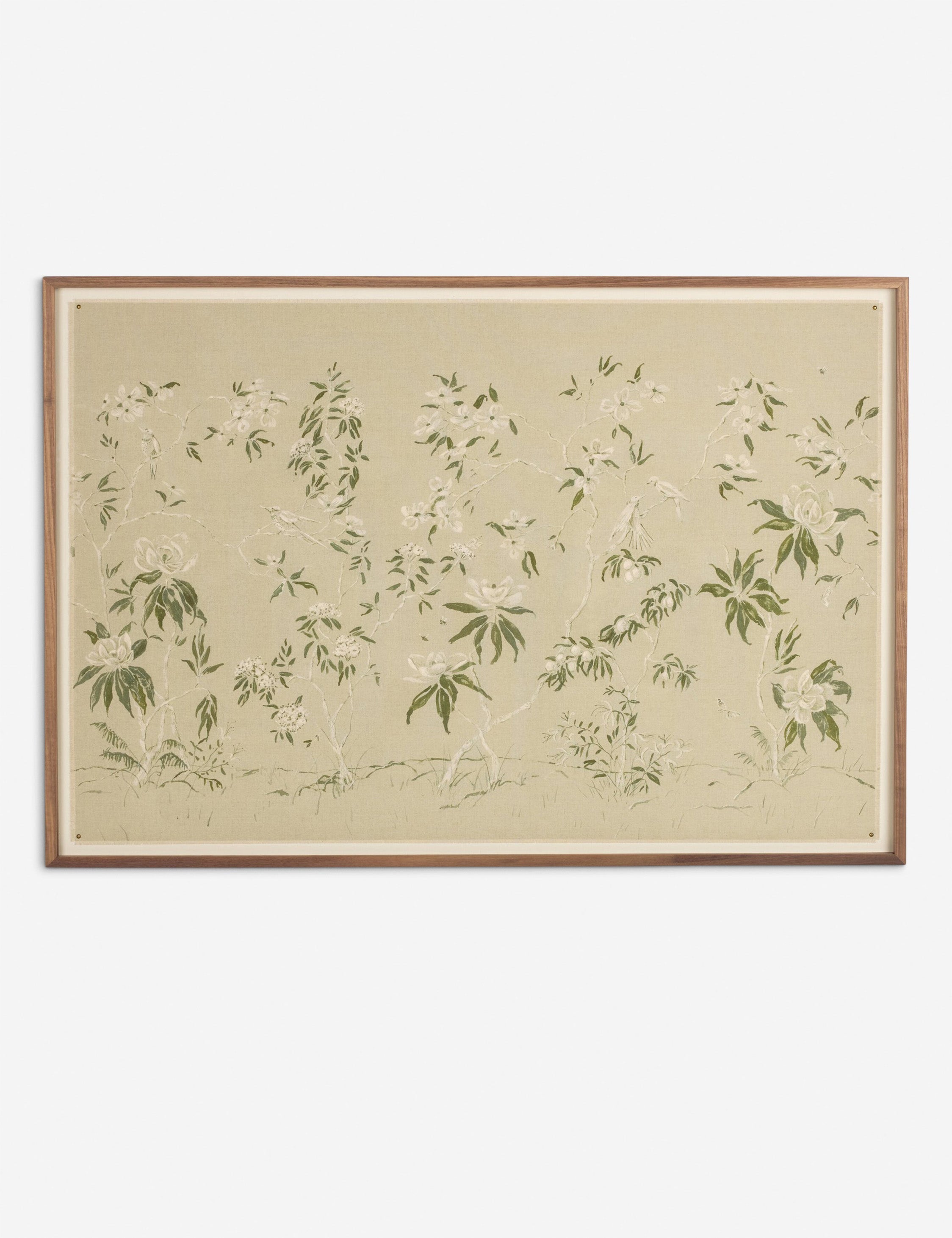 Lulu and Georgia Linen Chinoiserie Wall Art by Laurel-Dawn Latshaw