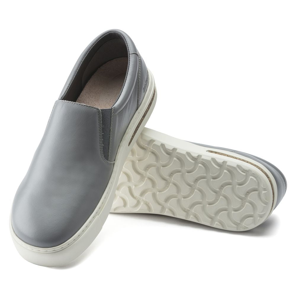 Birkenstock Oswego Natural Leather – Gray Gray/Grey