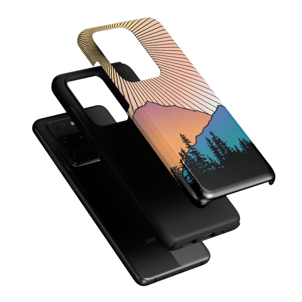 Casetry Golden Hour | Mountain Sunset Samsung Case - view 39