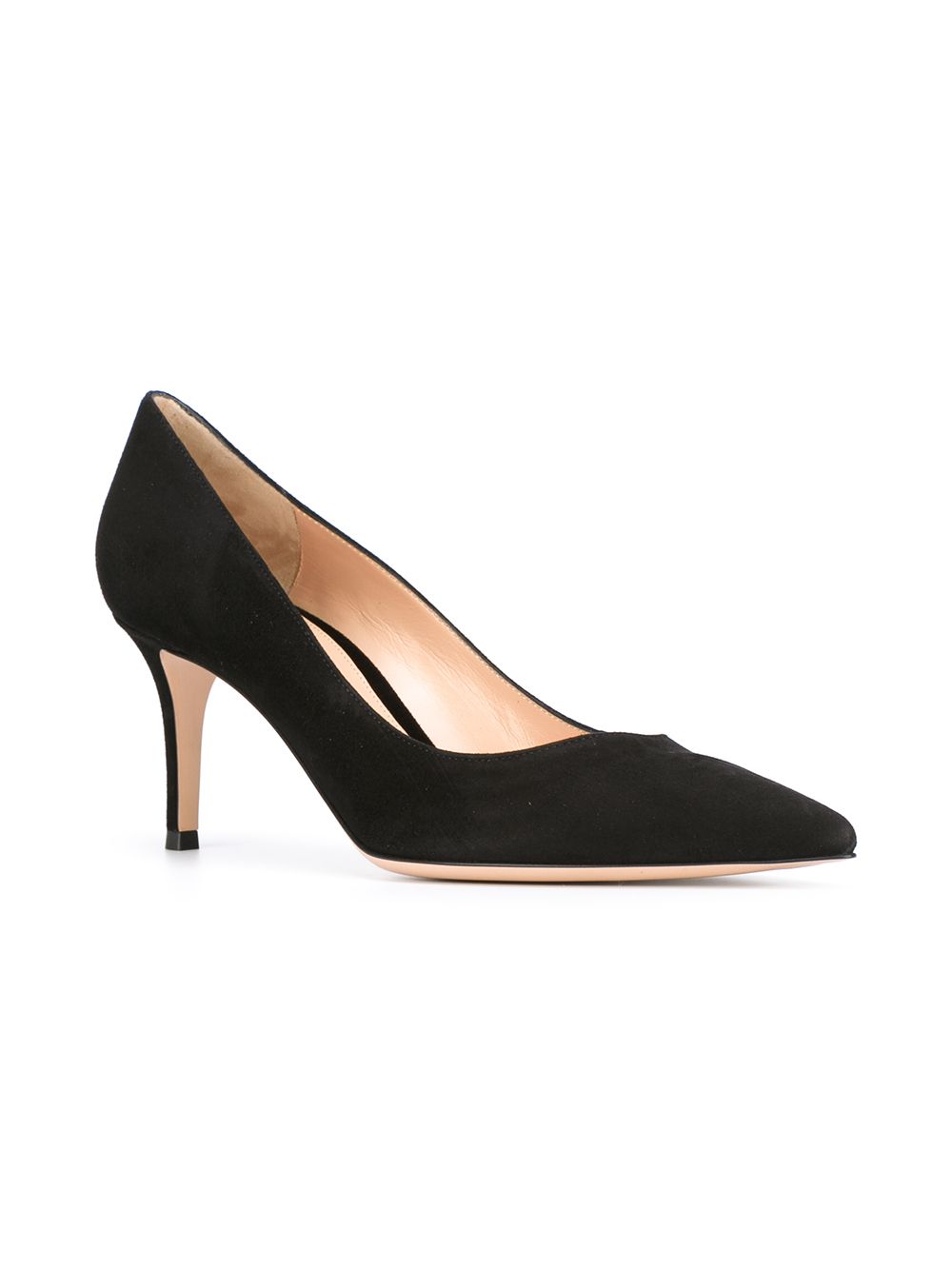 Gianvito Rossi With Heel BLACK – Calf Suede 100% - view 2