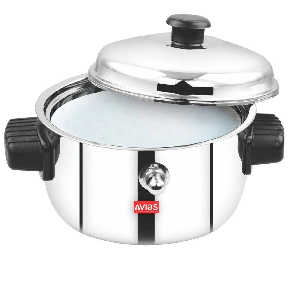 AVIAS Stainless Steel Milk Cooker | Silver | 1 Pc - view 4