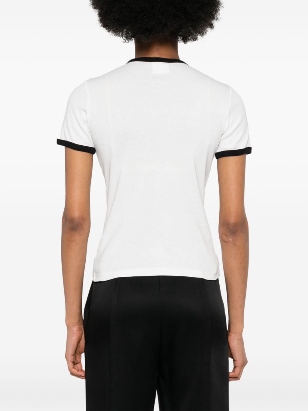 Courreges Pre Logo cotton t-shirt – 100% Cotton - view 2