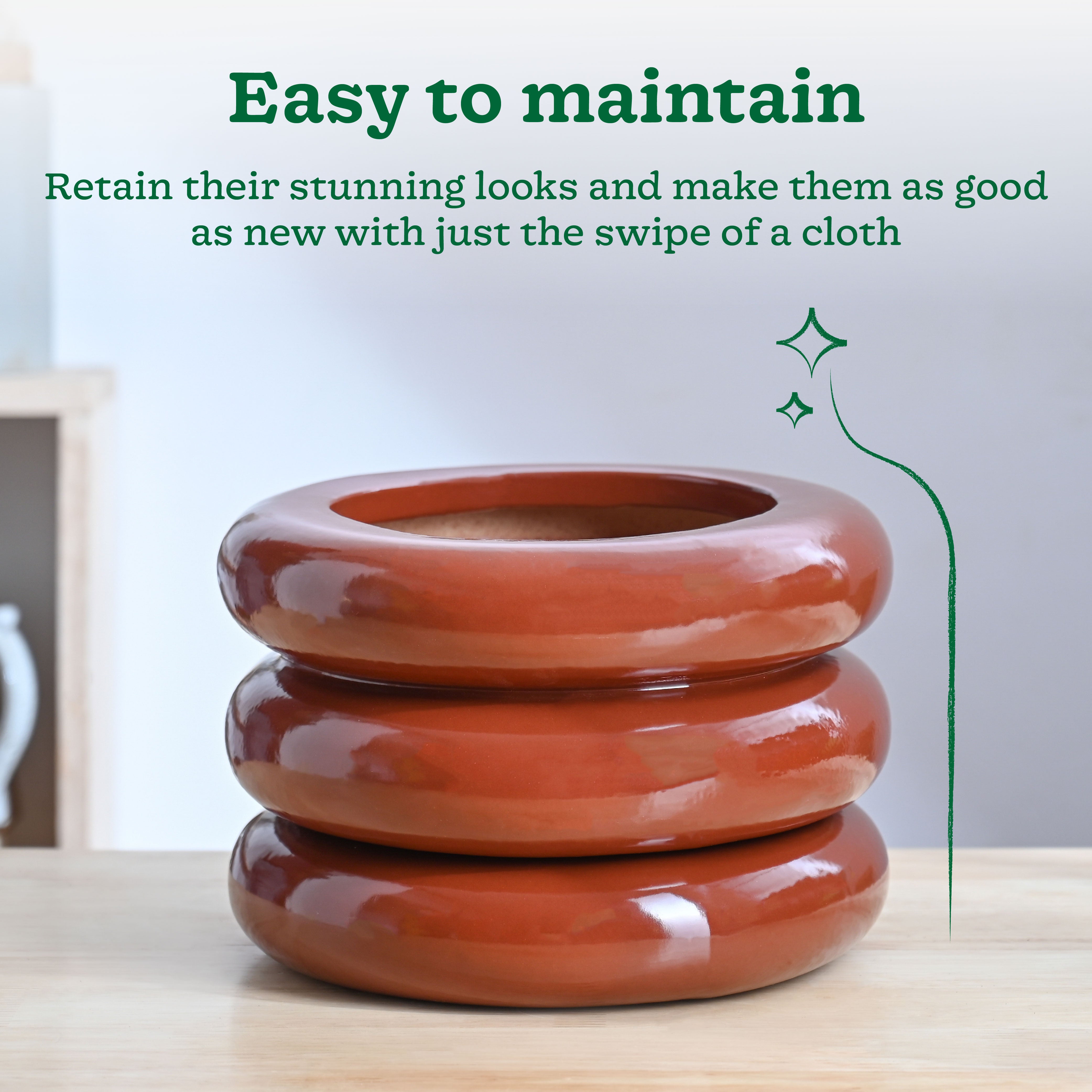 Ugaoo Tiny Kisses Ceramic Planter - view 20