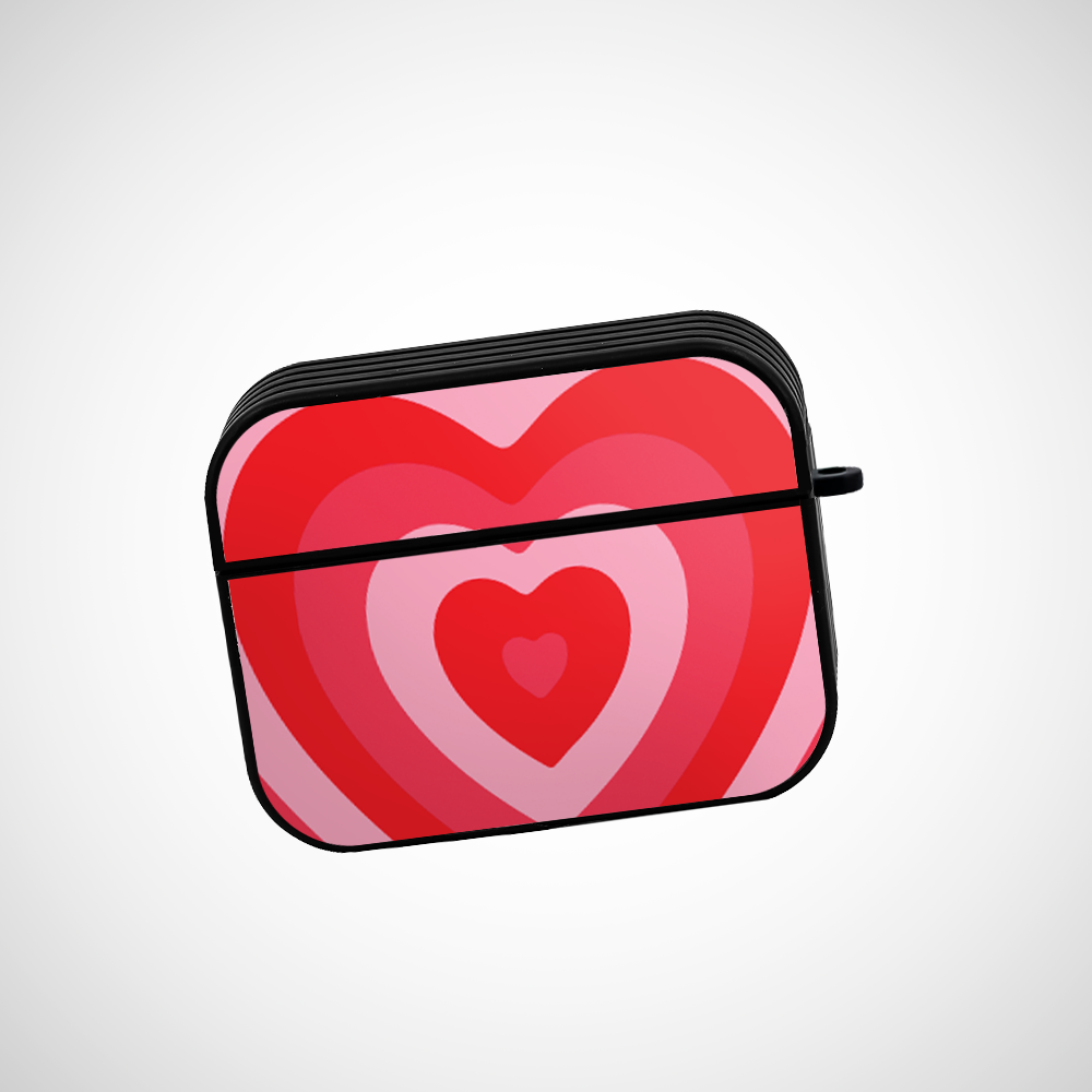 Cover It Up Strawberry Hearts Glass Airpods Pro Case Covers
