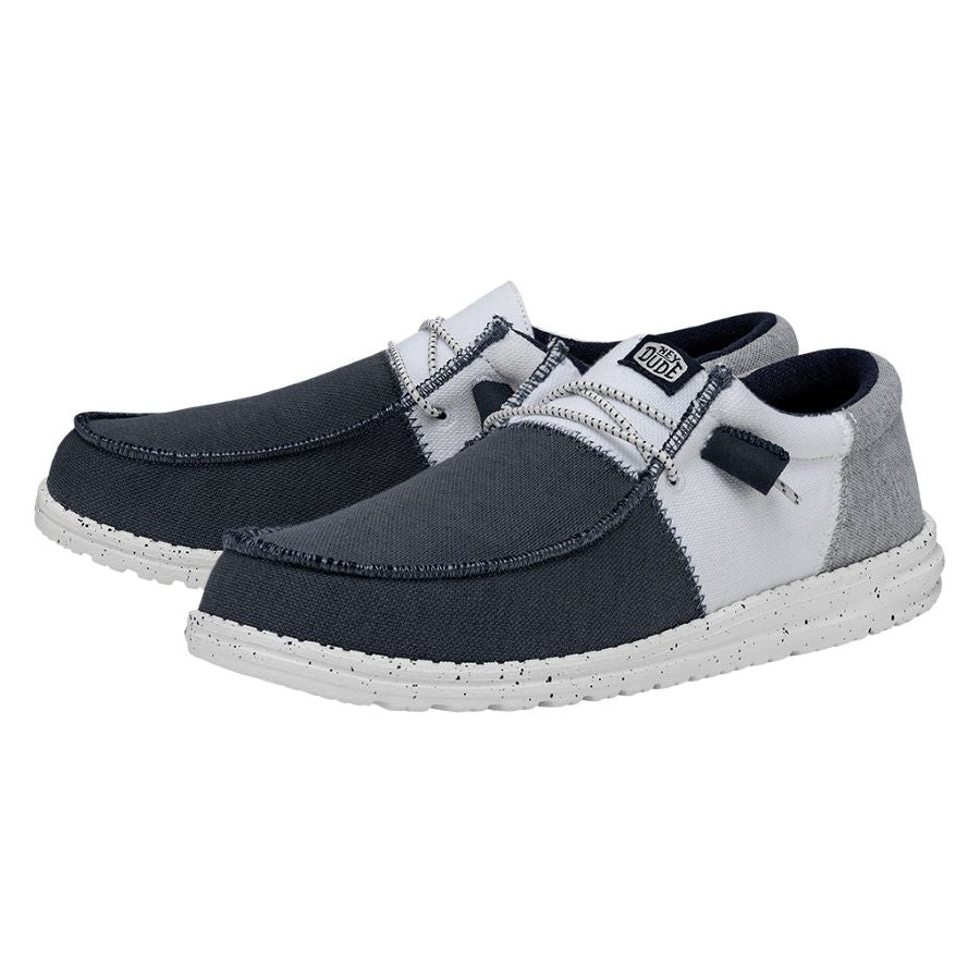 HEYDUDE shoes Wally Tri Varsity - Navy – Men's - view 2