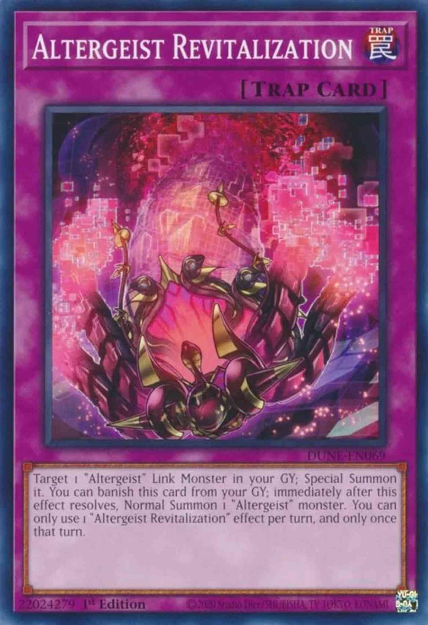 Yu-Gi-Oh! Altergeist Revitalization - DUNE-EN069 - Common - 1st Edition