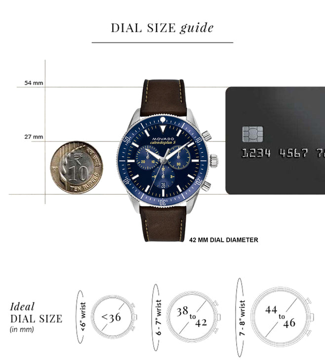 Movado Calendoplan Blue Dial Men 42mm - view 3