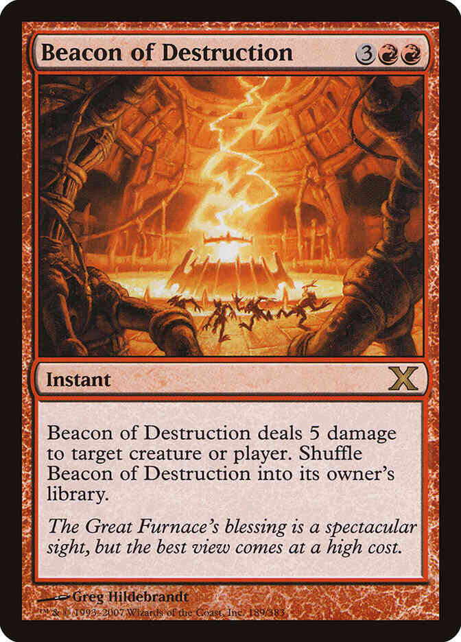 Magic Beacon of Destruction [189] [Tenth Edition] [Non-Foil]