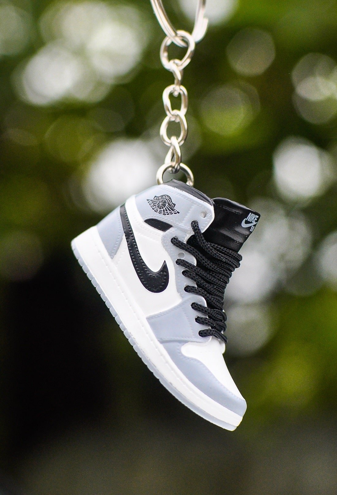 Kicks Machine 3D Sneaker Keychain Smoke Grey Mid
