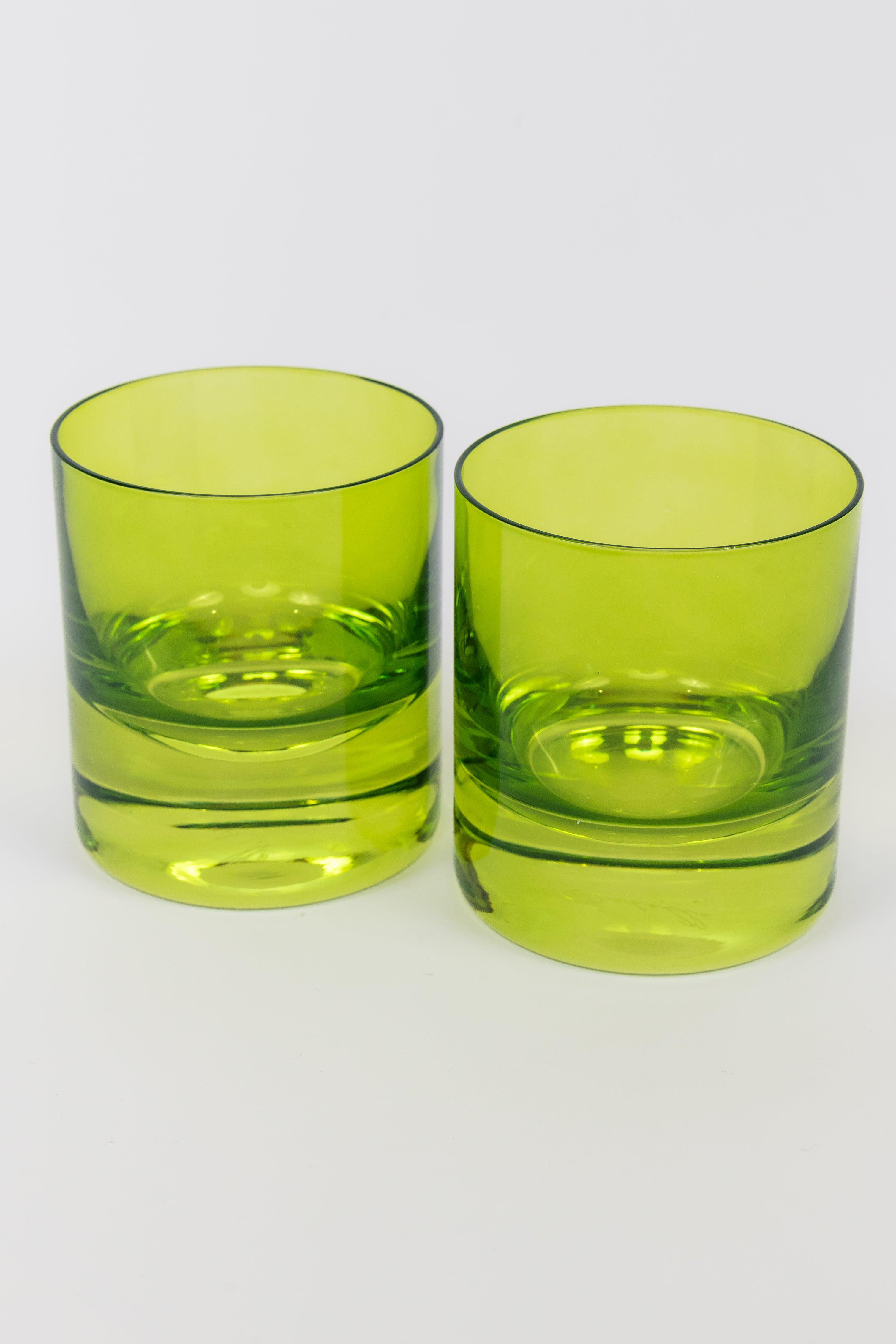 Estelle Colored Glass Estelle Colored Rocks Glass - Set of 2 {Forest Green} - view 2