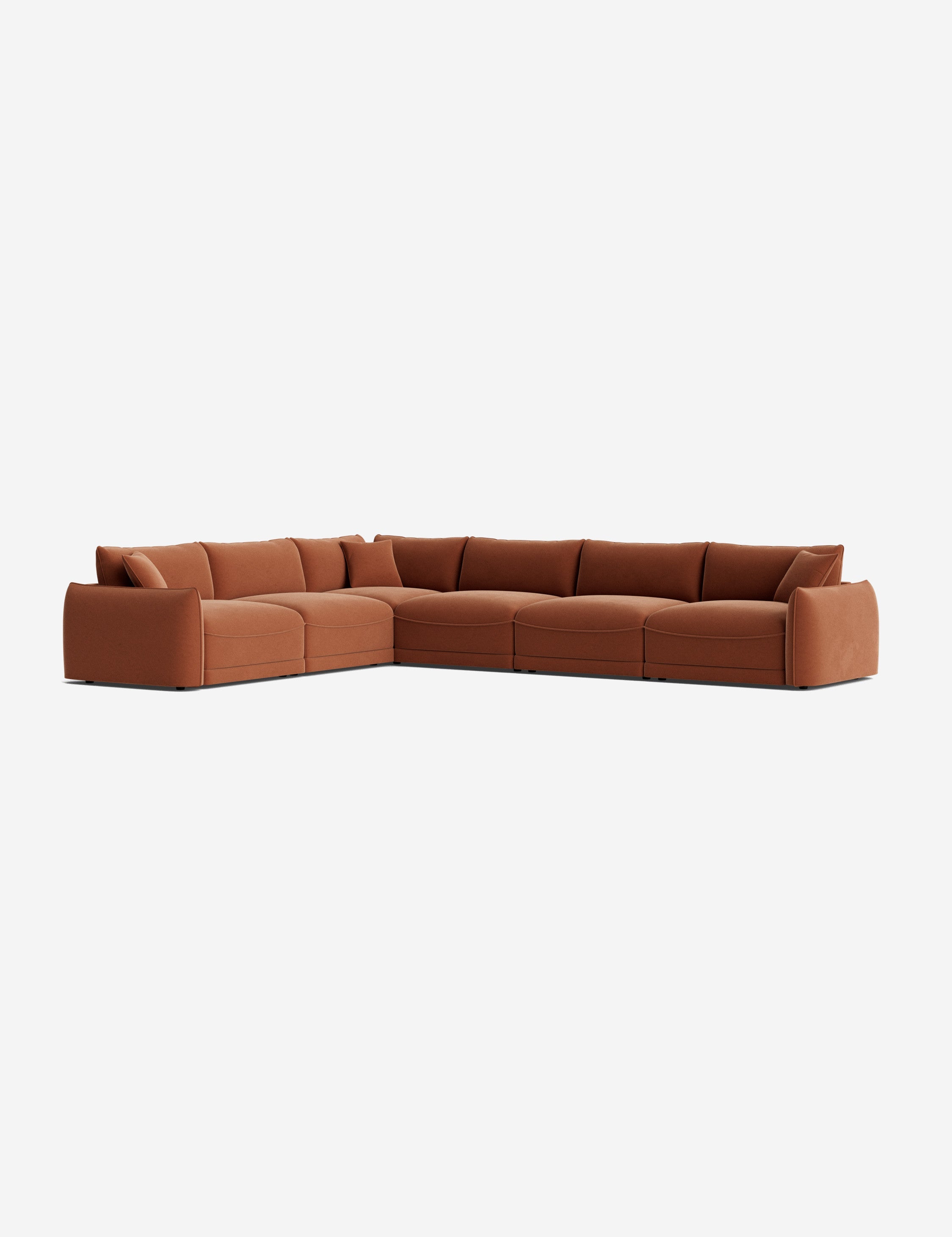 Lulu and Georgia Balmer Modular Corner Sectional Sofa - view 11