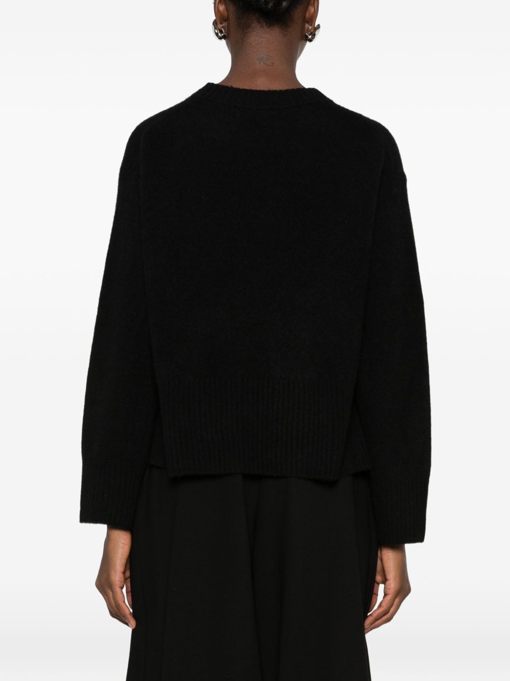 CT PLAGE Sweaters BLACK – 100% Wool - view 2