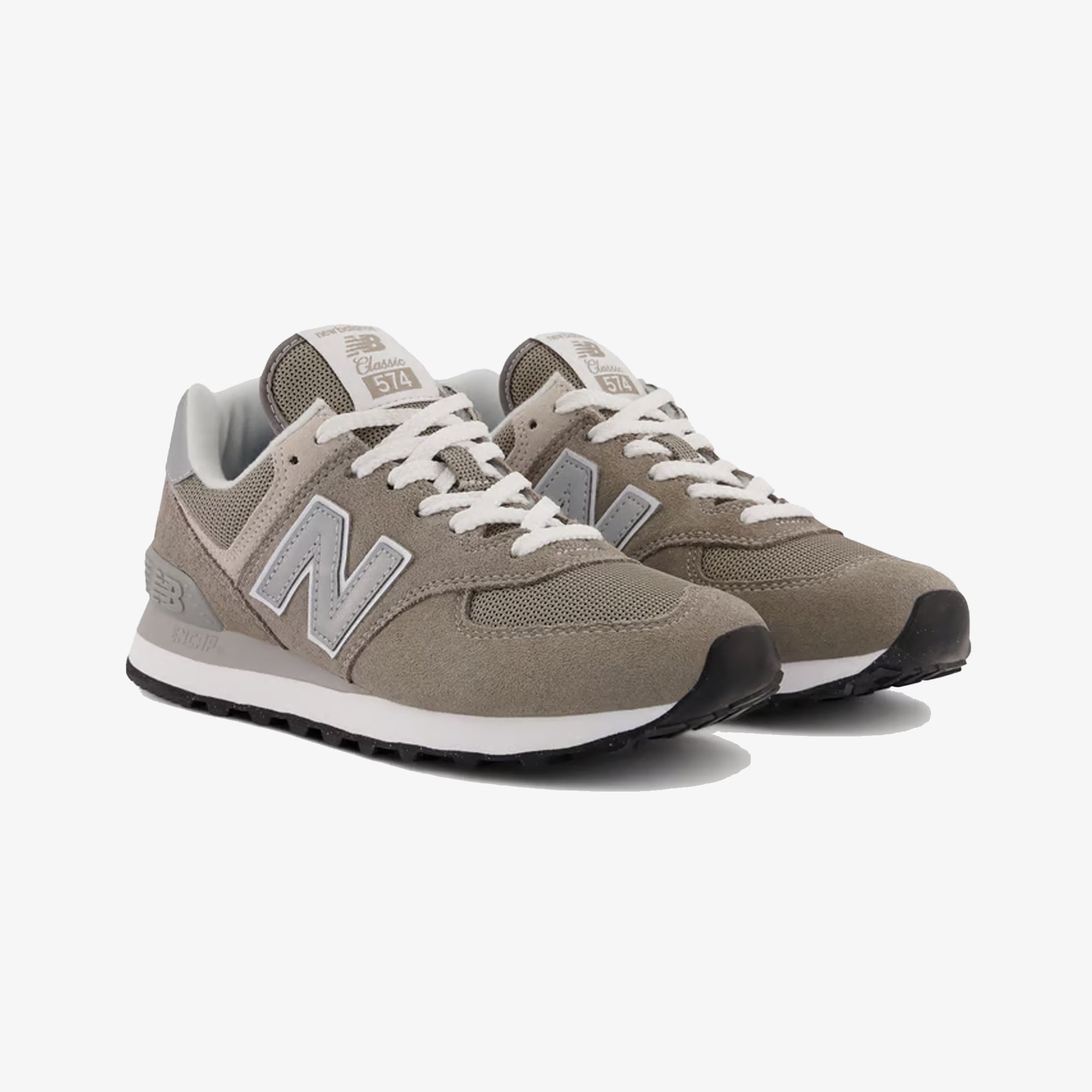 New Balance | 574 { GREY/WHITE - view 2