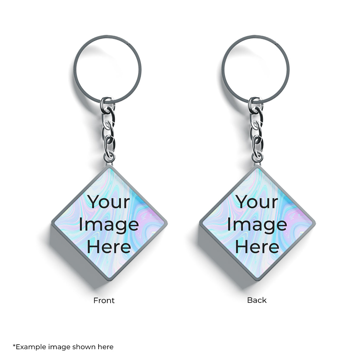 Casebasket Personalized Custom Double-Sided Metal Keychain