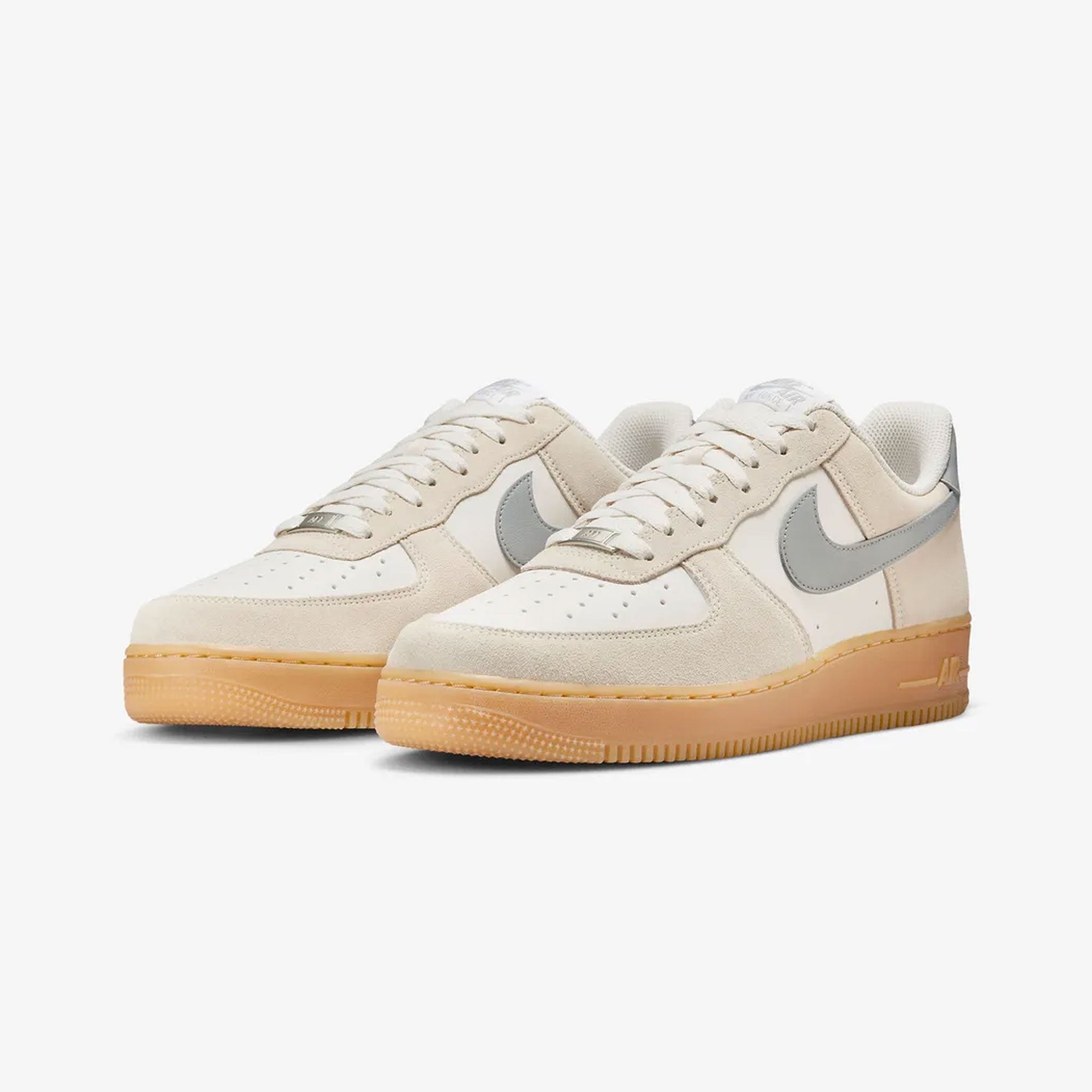 Nike | Air Force 1 '07 Lv8 { Phantom/lt Smoke Grey-gum Yellow - view 2