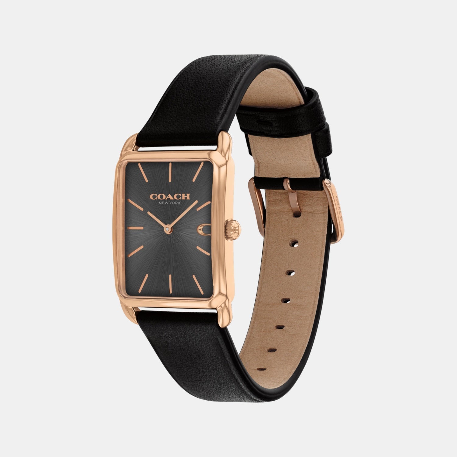 Coach Elliot Unisex Quartz Gunmetal Dial Analog Calfskin Watch 14400041 - view 2