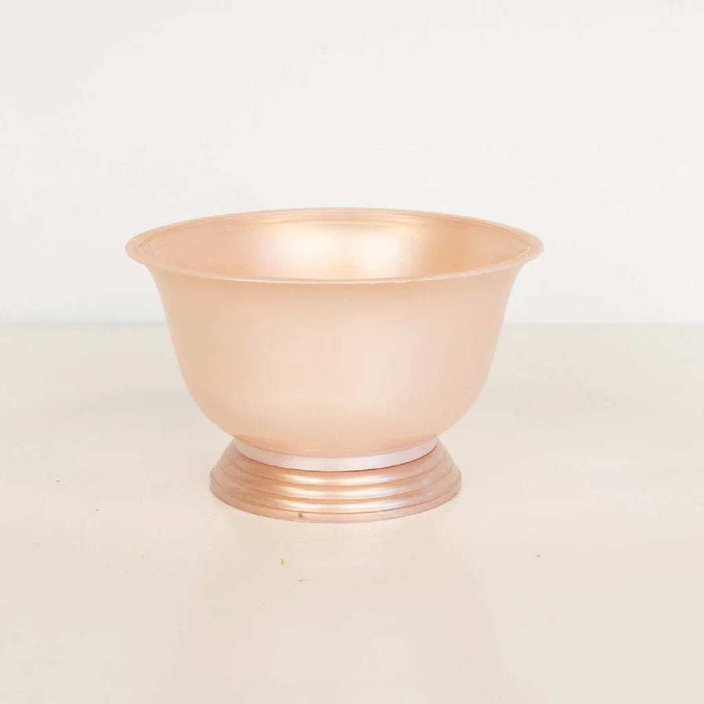 FiftyFlowers Rose Gold Flower Bowl
