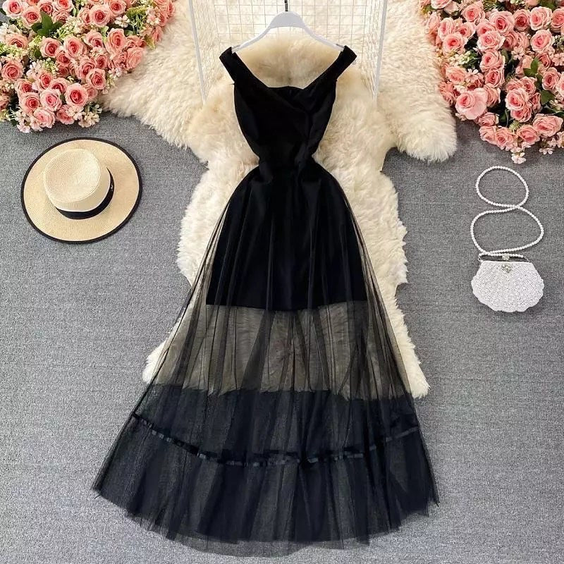 Alamode By Akanksha Philo Mesh Detailed Dress - view 2