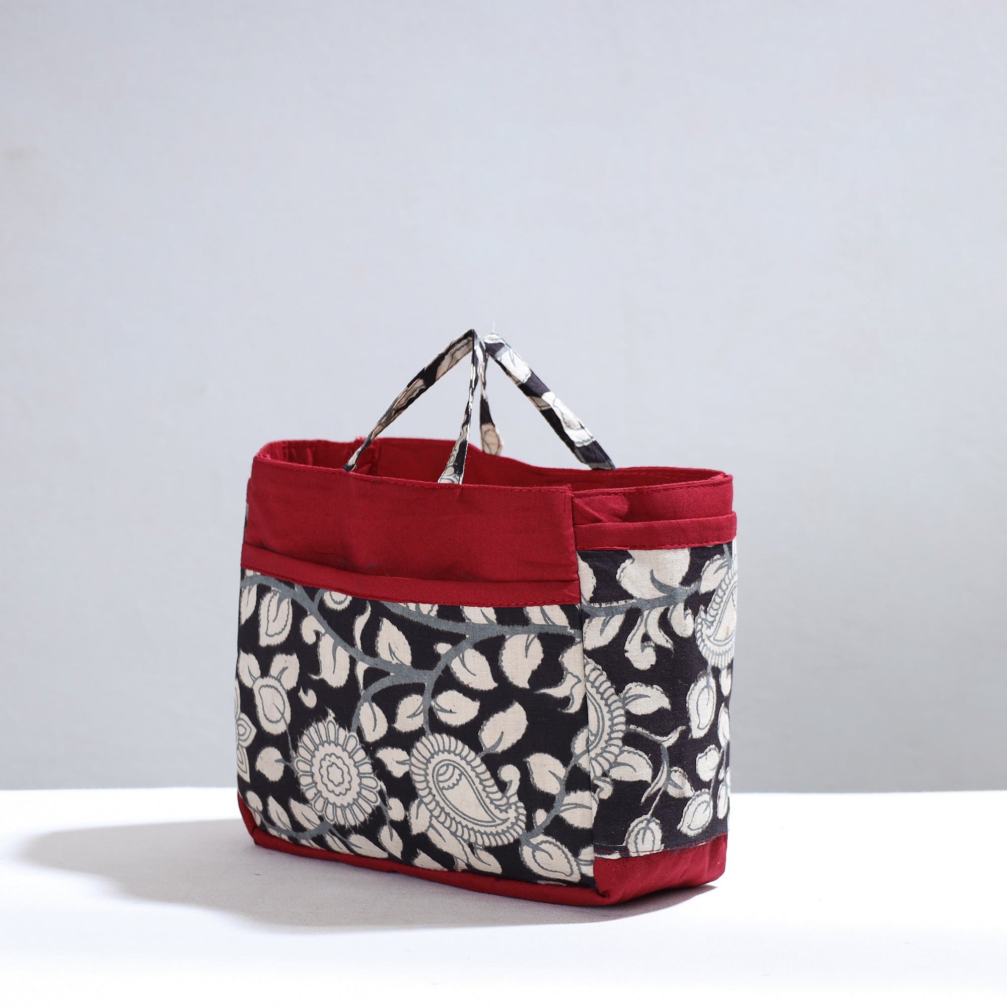 NOORI BAZAR Black - Handmade Cotton Multipurpose Cosmetic/Toiletry Bag 10 - view 2