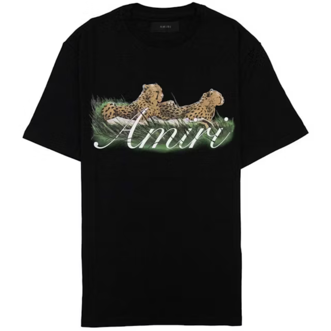 AMIRI Apparel AMIRI Cheetah Logo Tee Black