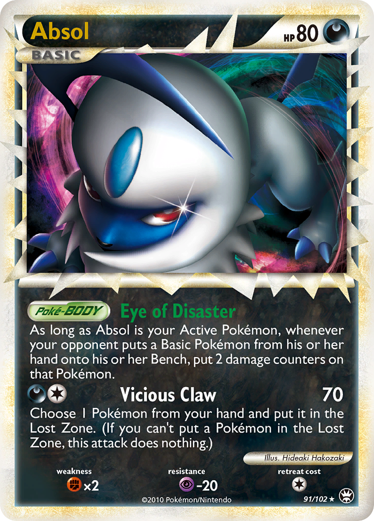 Rare prime hgss4-91 – Pokémon Absol - 91/102 - Rare Prime [hgss4-91] [Ultra] - Absol - 91/102 - Rare Prime