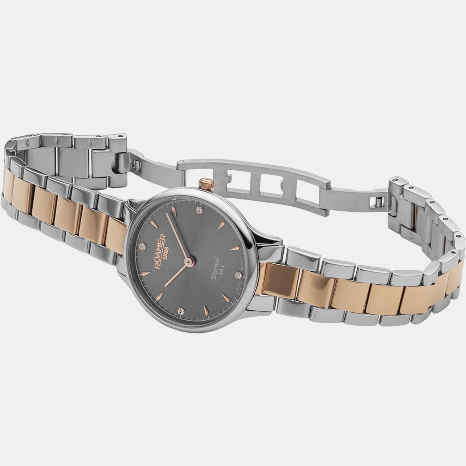 Roamer Eternal Women Quartz Grey Dial Analog Stainless Steel Watch 863857 49 55 50 - view 2