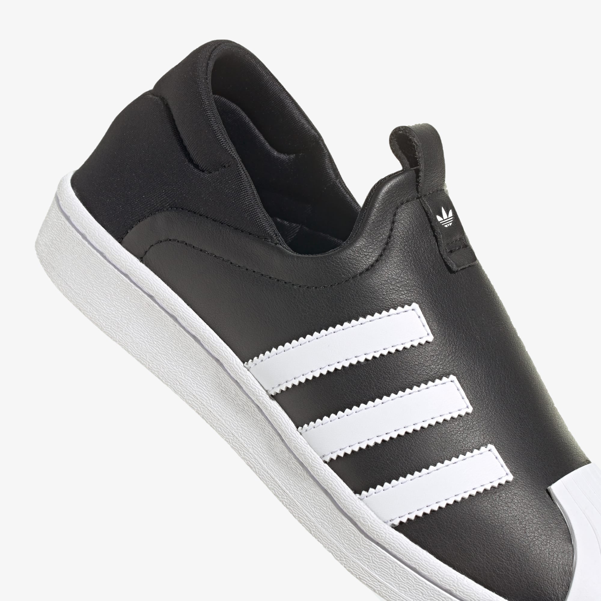 Adidas Originals | SUPERSTAR SLIP-ON { CORE BLACK/CLOUD WHITE - view 3