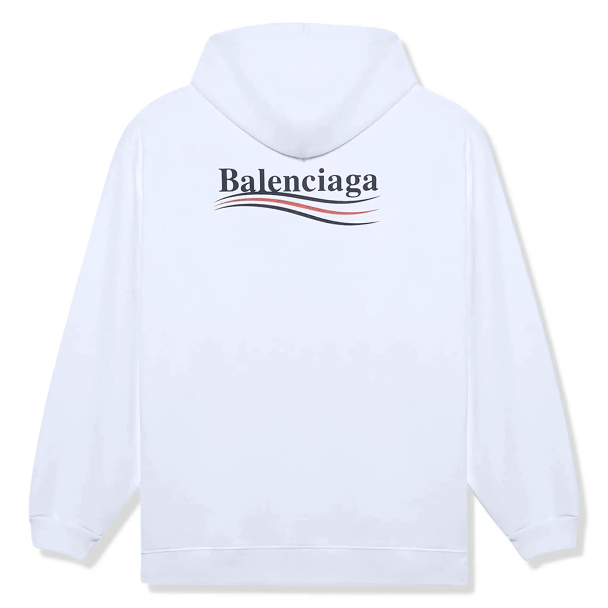 Preloved - Balenciaga Political Campaign Logo White Hoodie - view 2
