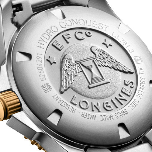 Longines Hydroconquest Sunray Black Dial Men 41mm - view 3