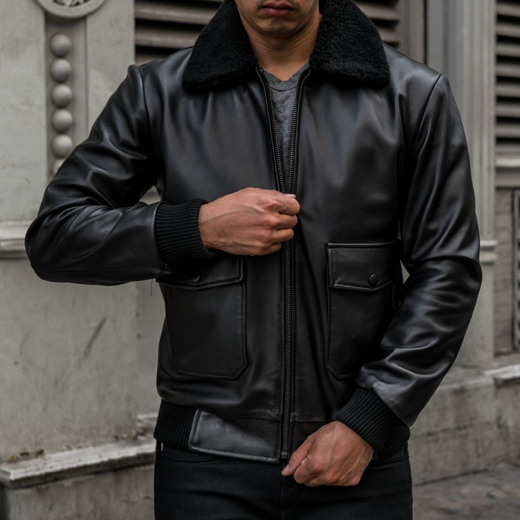 Thursday Boots - Seconds - Men's Jackets [S] Flight Jacket | Black - view 2