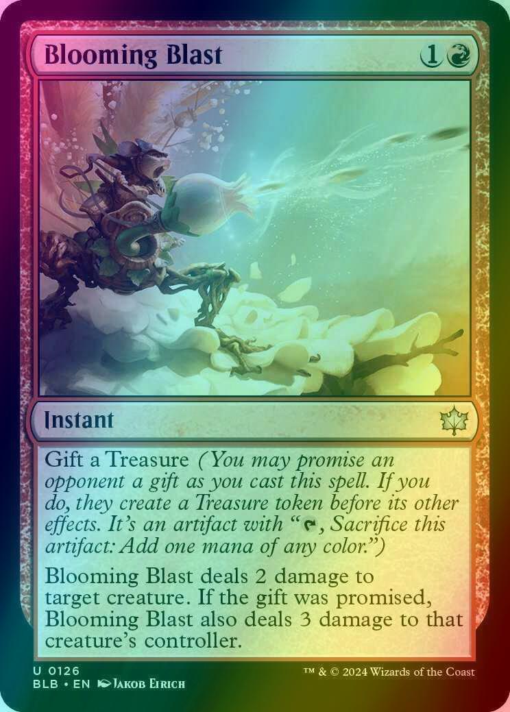 Blooming blast 126 – Magic Blooming Blast [126] [Bloomburrow] [Foil]