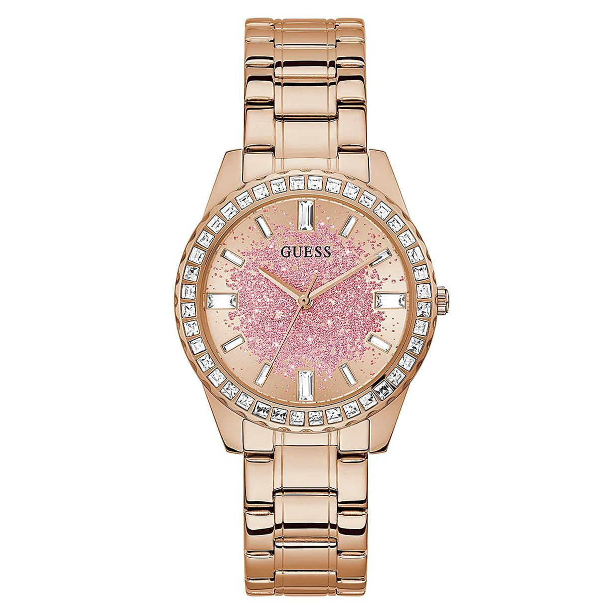 Guess Glitter Burst Rose Gold Dial Women 38mm - view 4