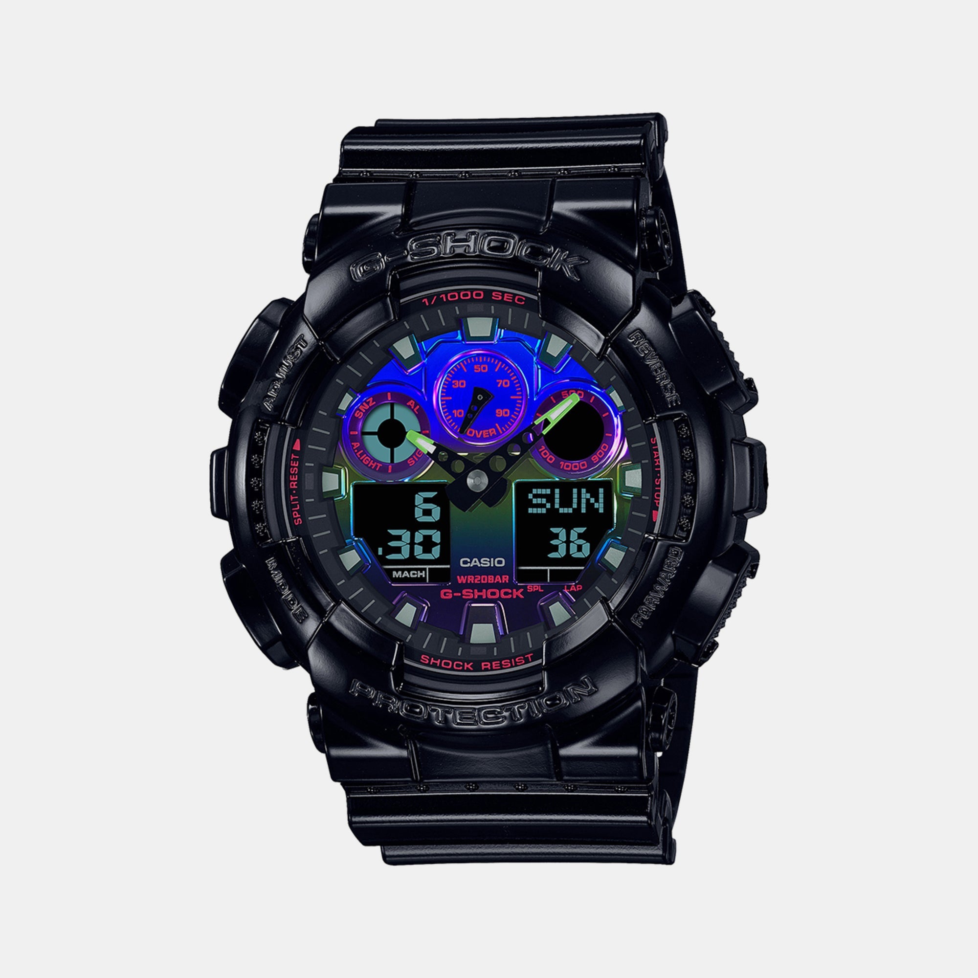 Casio G-Shock Men Quartz Black Dial Analog-Digital Resin Watch G1365