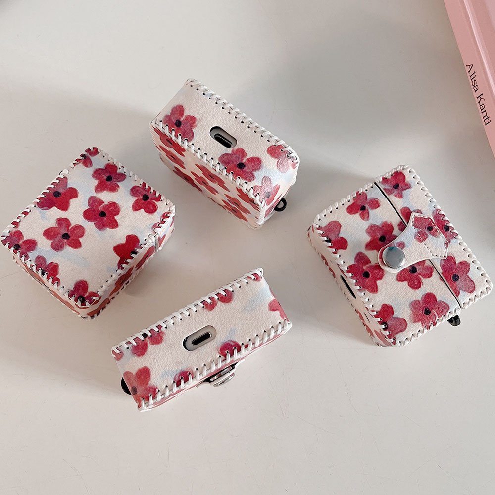 Peeperly Crimson Rich Flower Elegant Case - Airpods - view 7