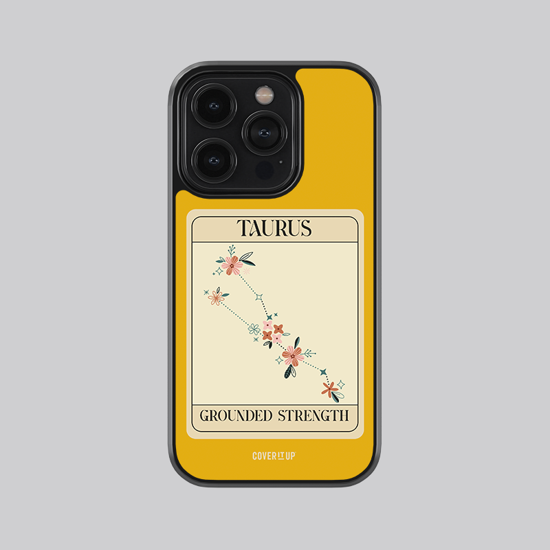 Cover It Up Taurus Zodiac Glass Case