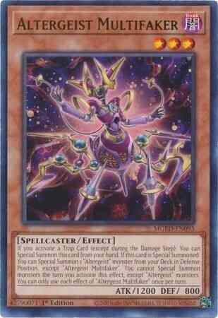 Yu-Gi-Oh! Altergeist Multifaker - MGED-EN095 - Rare - 1st Edition