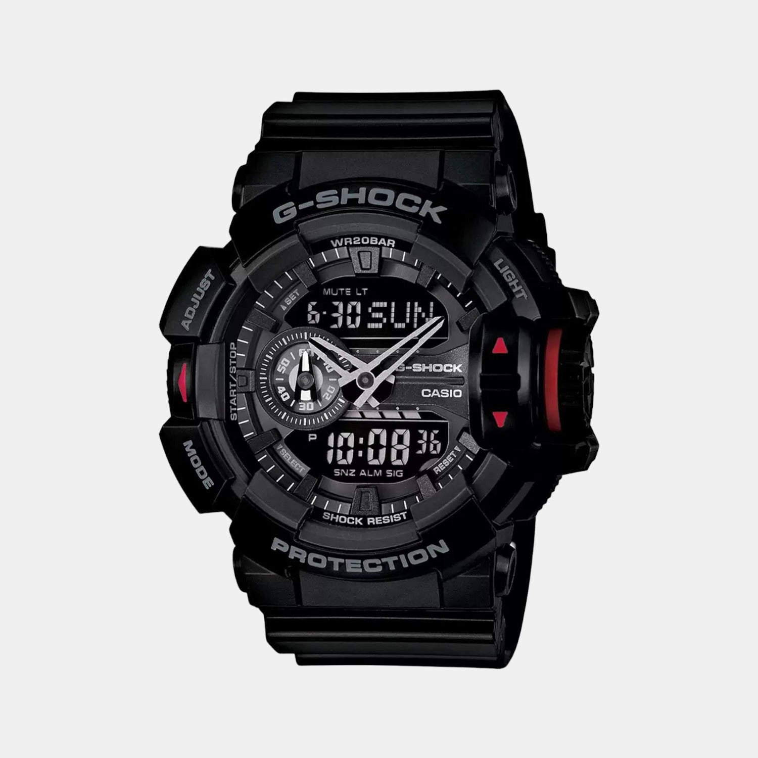 Casio G-Shock Men Quartz Black Dial Analog-Digital Resin Watch G566