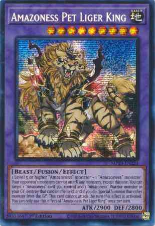 Yu-Gi-Oh! Amazoness Pet Liger King - MP23-EN224 - Prismatic Secret Rare - 1st Edition