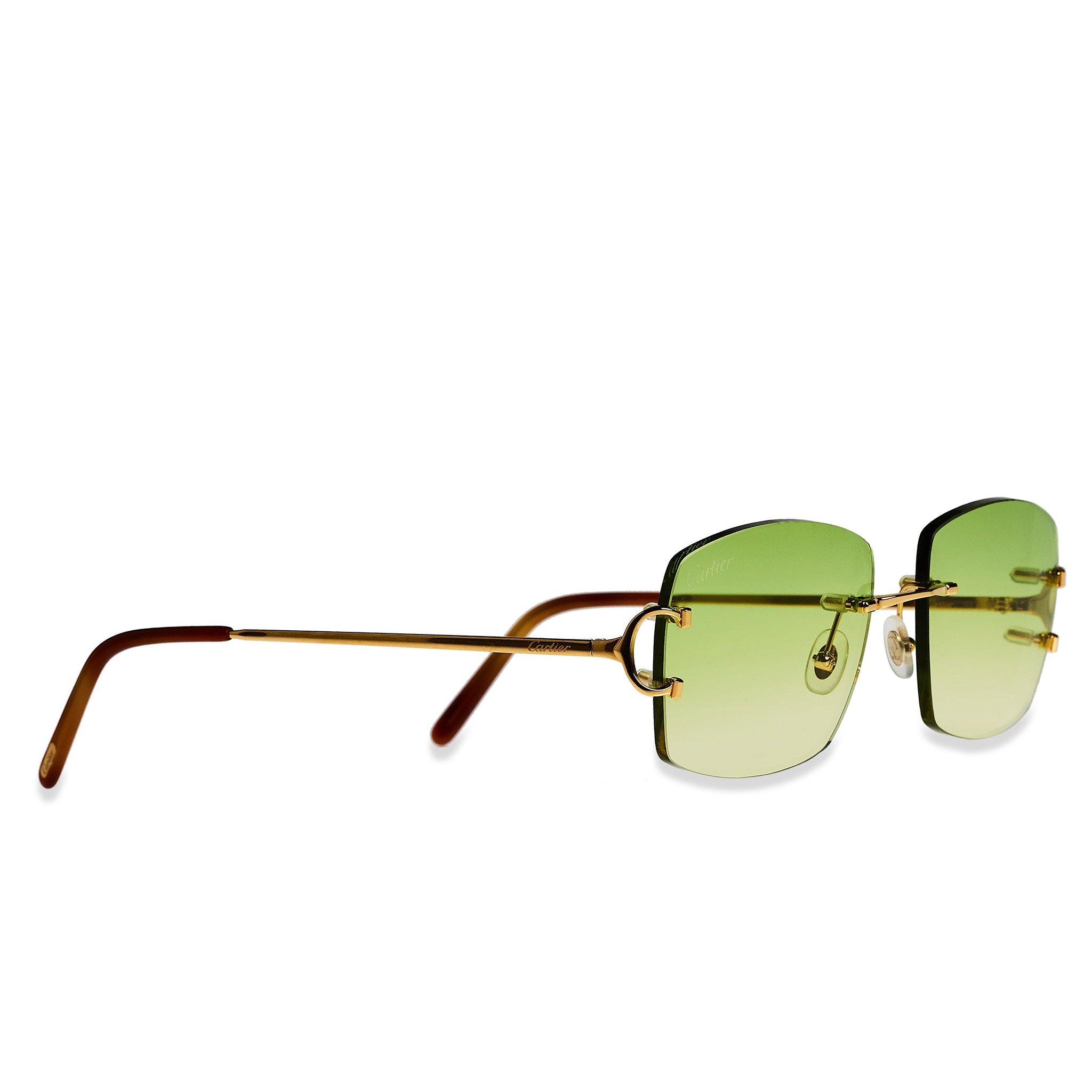 Cartier Eyewear Custom CT00920-001 C Decor Rimless Sunglasses - view 2
