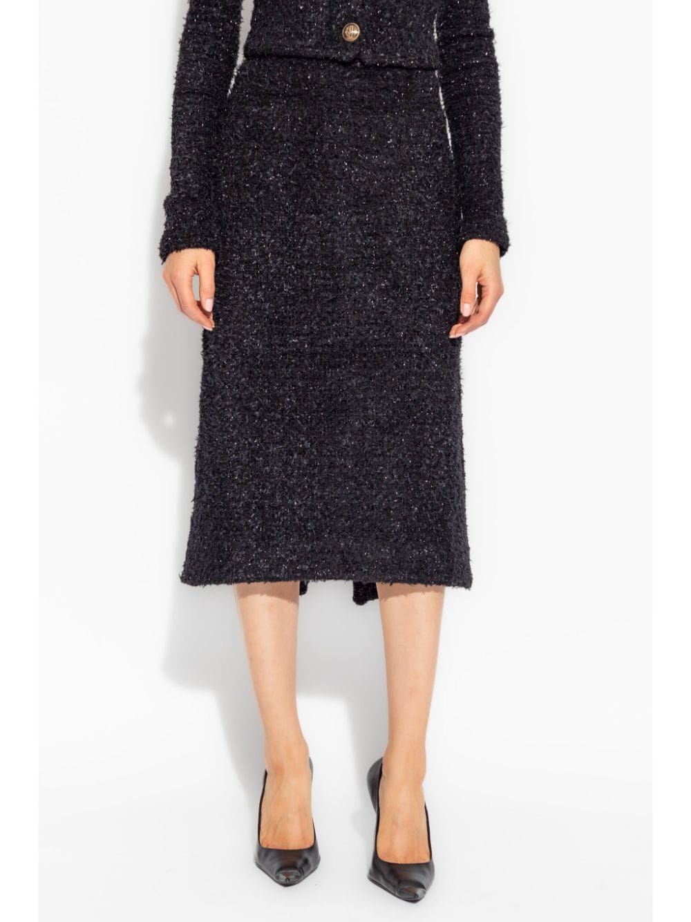 Balenciaga Tweed midi skirt - view 5