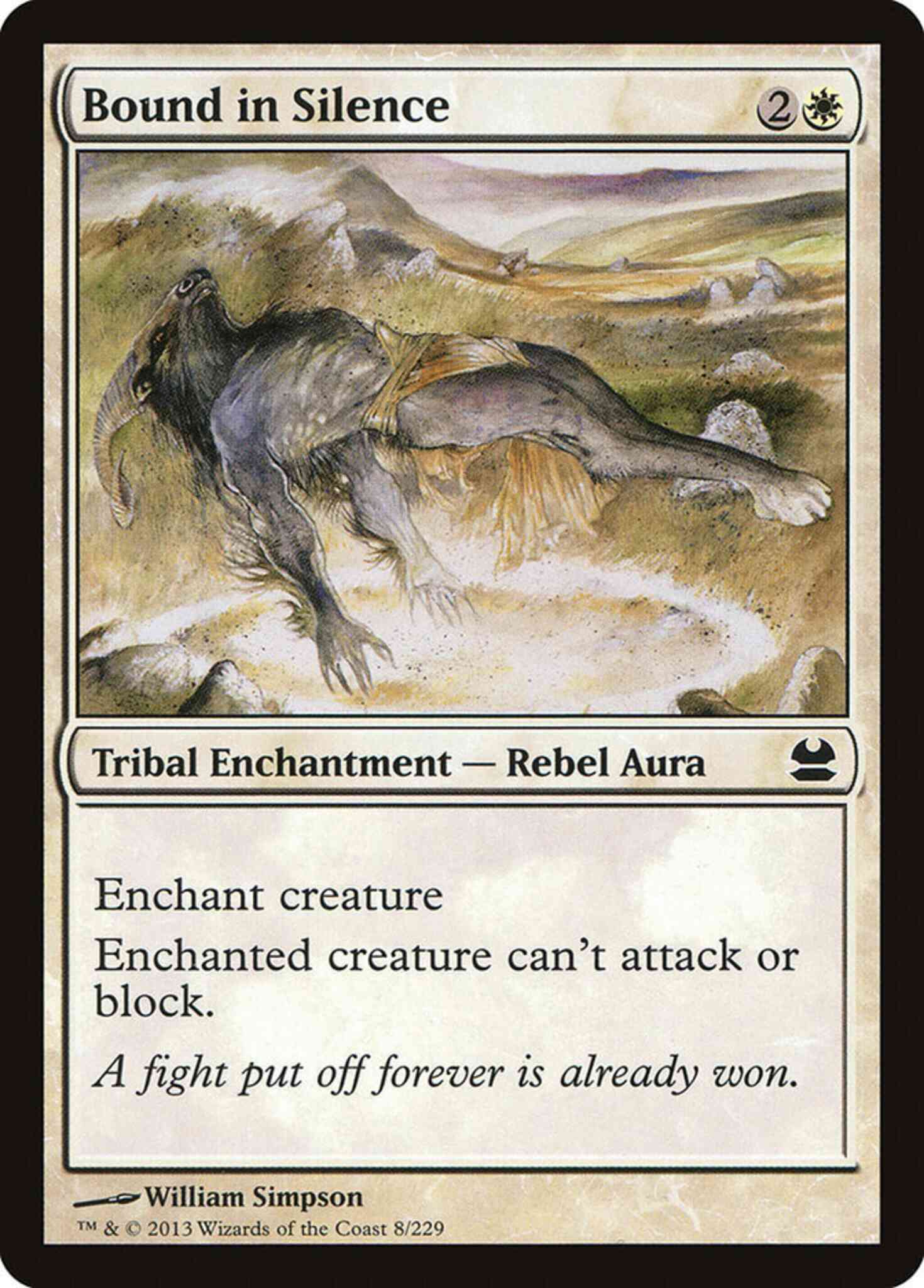 Magic Bound in Silence [8] [Modern Masters] [Non-Foil]