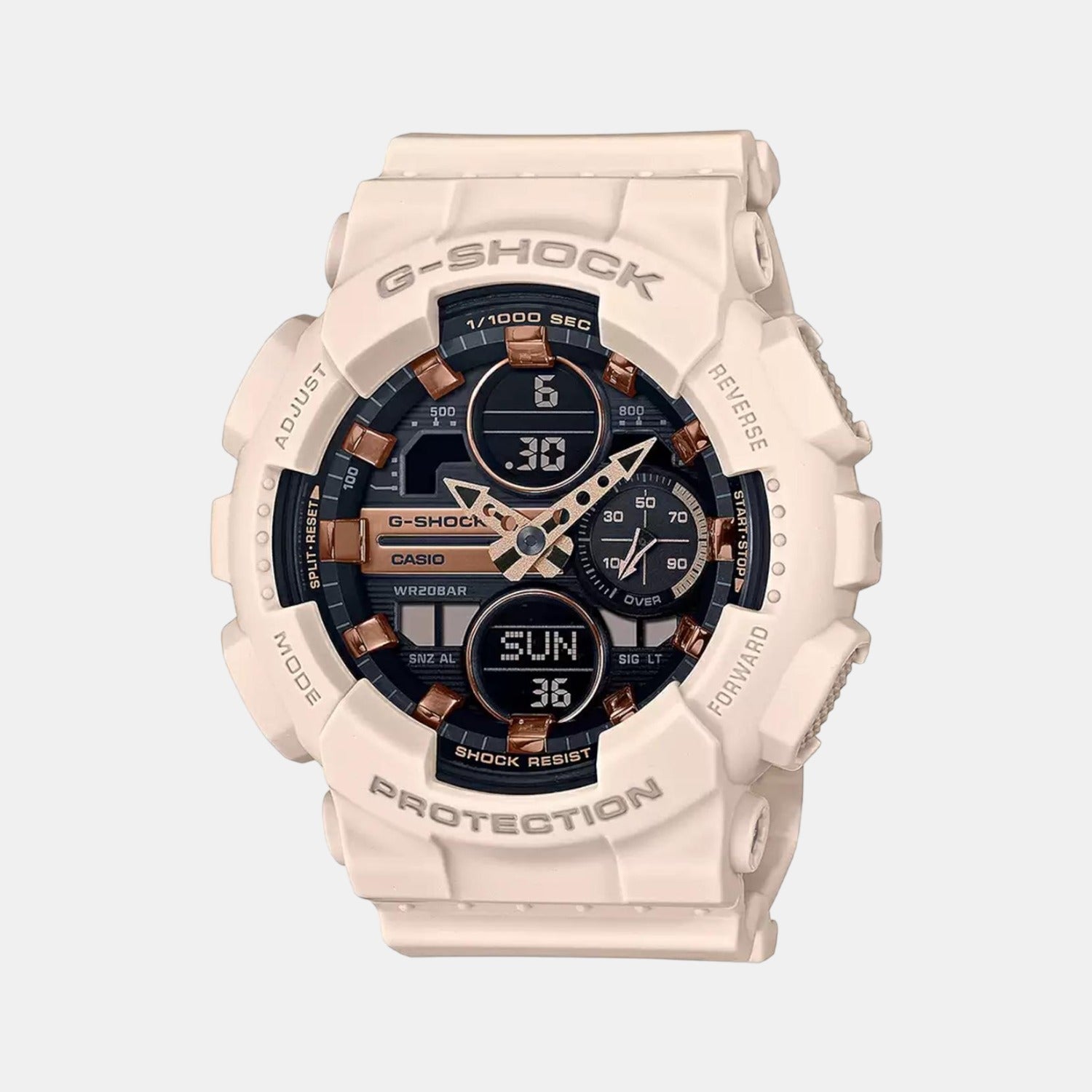 Casio G-Shock Women Quartz Black Dial Analog-Digital Resin Watch G1061